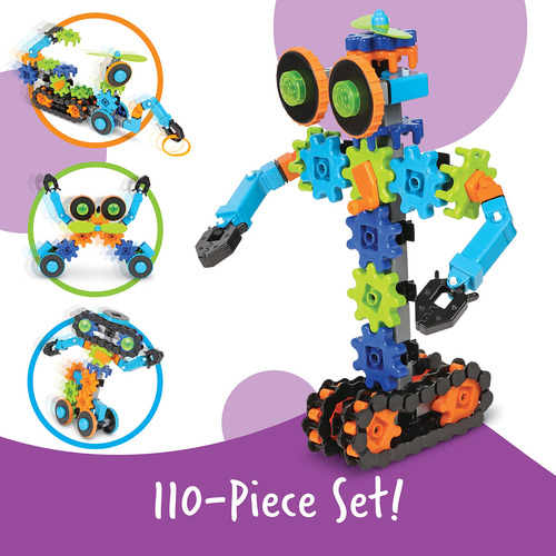Juego De Construcción De Robots En Movimiento 116 Piezas S
