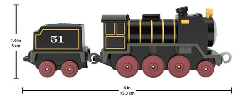 Thomas & Friends Tren Hiro Con Vagon Push Along De Metal