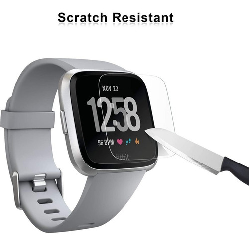 Vidrio Templado P/ Reloj Fitbit Versa / Versa Lite Pack X 6