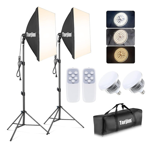 Softbox Kit De Iluminación Para Fotografía, Iluminación Prof