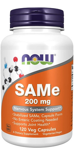 Same 200 Mg S-adenosil-l-metionina Now 120 Capsulas