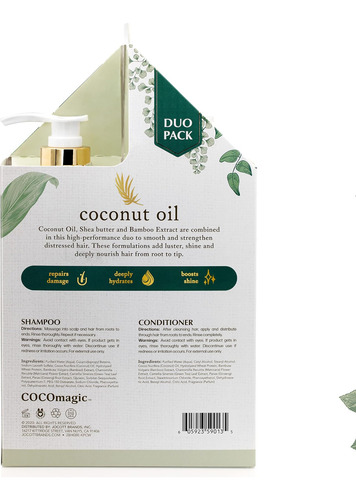 Dupla Cocomagic: Shampoo E Condicionador Com Óleo Natural