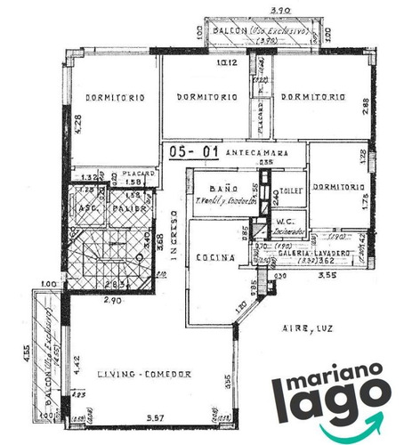 Imagen 17 de 17 de Piso Exclusivo En Venta De 3 Dormitorios En Santa Fe Y Paraguay (alquilado)