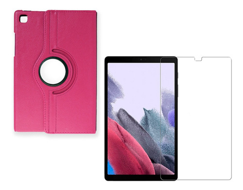 Funda + Lamina Para Tablet Samsung Tab A8 T290 Fucsia