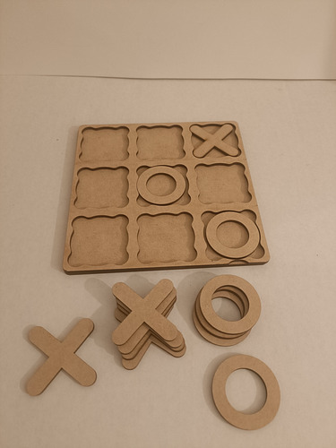 Juego De Gato Natural Juego De Mesa Mdf 3mm