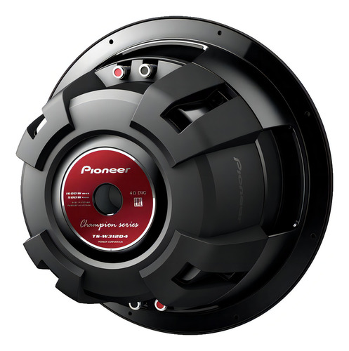 Subwoofer Pioneer TS-W310D4 Doble Bobina 1400w 12 400rms Color Negro