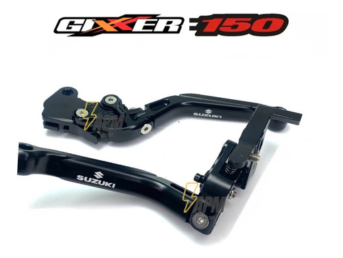 Maniguetas De Lujo Gixxer 150 V1 Abatibles Contramarcadas