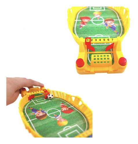 Juego De Mesa Futbol Portátil Plastico Pequeño Para Niños