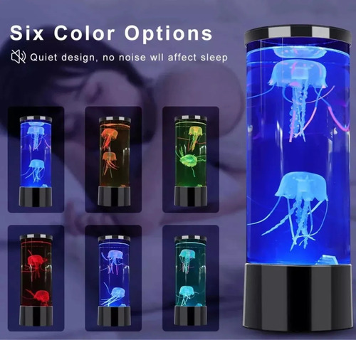 Lámpara Medusa Luz Led Decorativa 3d Estructura