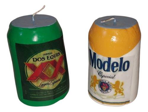 Vela Pastel .:: Lata Bote Cerveza Dos X Modelo V1 ::. C/2