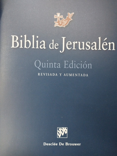 Biblia De Jerusalén Totalmente Revisada 5ª Edición Renovada