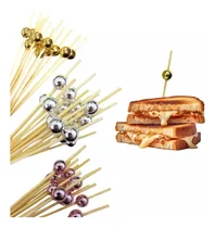 Comprar Pinches Pincho Palitos Bambu Picada Copetin Coctel Perla X50