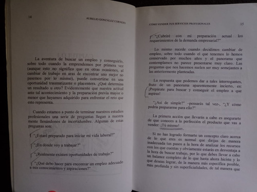 Como Vender Tus Servicios Profesionales - Aurelio González (Usado)