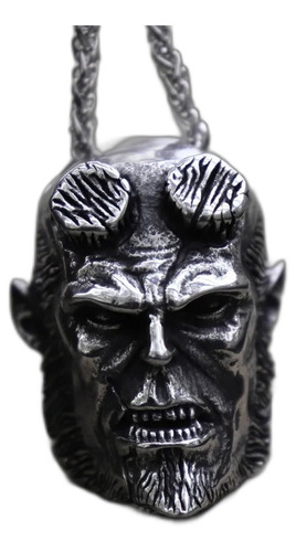 Ghost Store Lm Collar Hombre Hellboy Punk Demonio Acero Inox