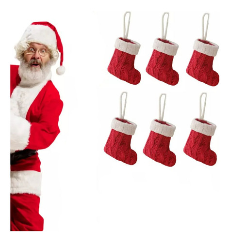 Sd 6 Medias Navideñas For Colgar Árboles De Navidad