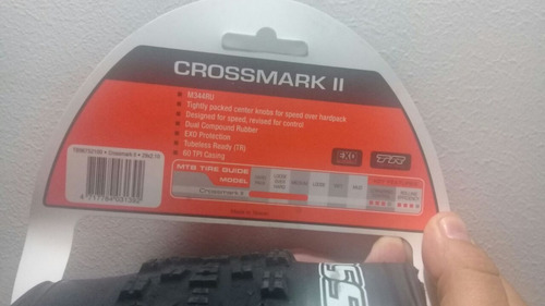 Imagen 6 de 7 de Llanta Tubeless Ready 2c/ Exo 29*2.10. Maxxis Crossmark I I