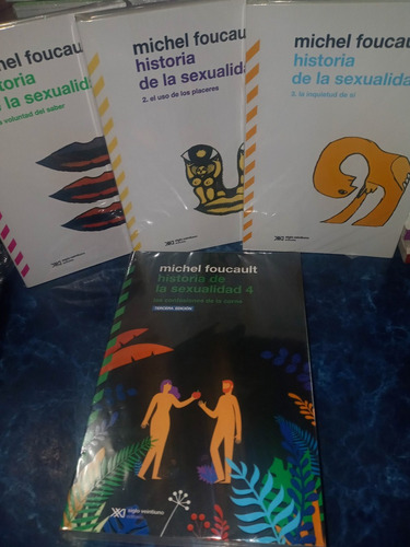 Historia De La Sexualidad 1 2 3 Y 4 Michel Foucault 4 Libros