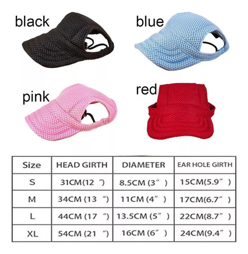 Gorra De Malla Transpirable Para Perros Y Gatos, Transpirabl