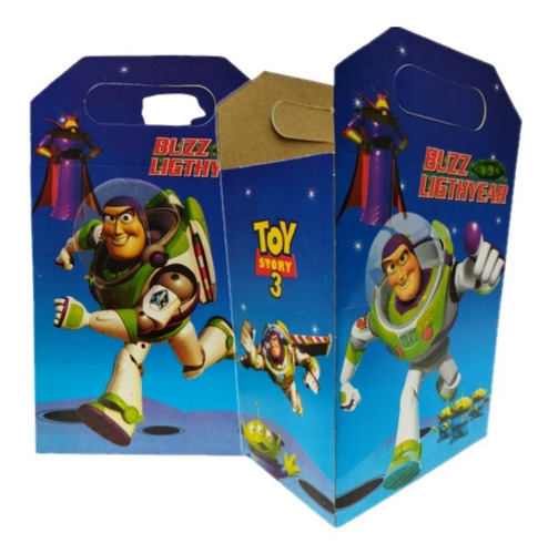 Buzz Lightyear Cajas Dulceras Bolos Aguinaldos 10 Piezas