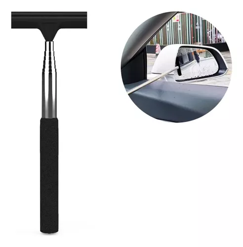 Portable and retractable rearview mirror wiper - Black in 2023