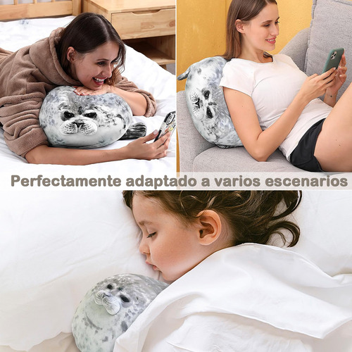 30/40cm Pulgada Almohada De Foca Rellena - Chubby Blob Seal