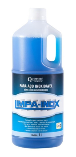 Limpador De Aço Inox Quimatic Removedor Desoxidante 1 Litro