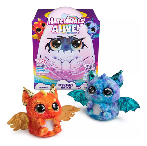 Hatchimals Alive Huevo Draggle Juguete Interactivo