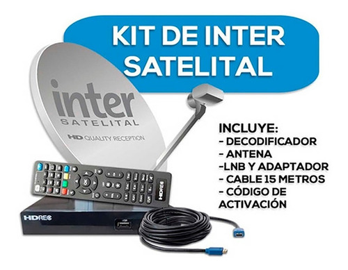 Kit Inter Satelital Nuevo Delivery Gratis Bqto