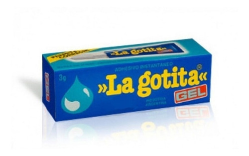 La Gotita Gel 3 Grs. Adhesivo Instantaneo