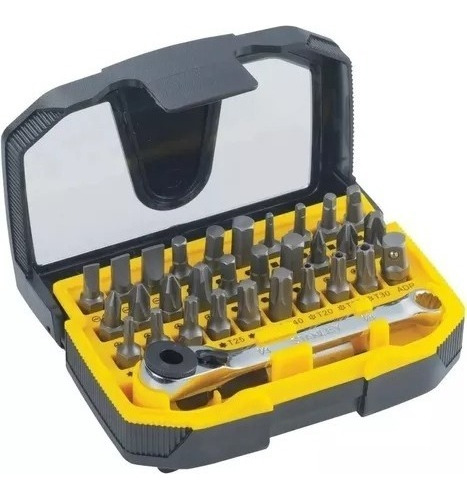 Juego Set Puntas Destornillador 32 Pzas Stanley Stmt81191