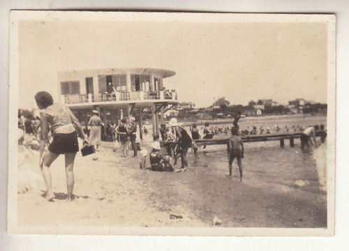 Fotografia Playa  Punta Del Este En 1935 Balnearios Uruguay