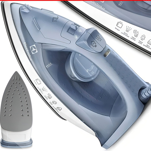 Ferro De Passar Seco E Vapor Electrolux Efficient 1500w 220v