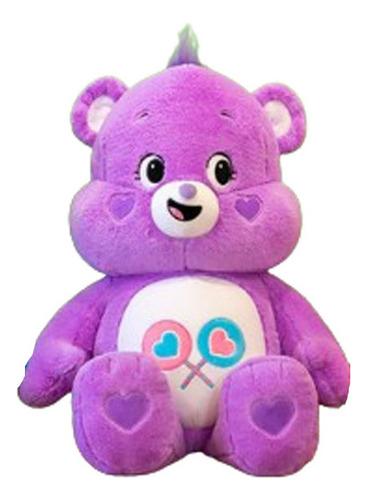 Cuddly Bears Cheerful Teddy Bear 27 Cm Care Bear Violet