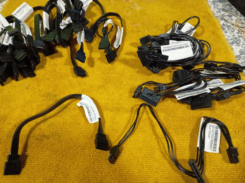 Lotes Cables Sata Corto + Cables Power - Cpu Lenovo V50s