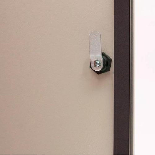 Fechadura Painel Quadro Elétrico Aço Fecho Fenda Lingueta Cor Preto