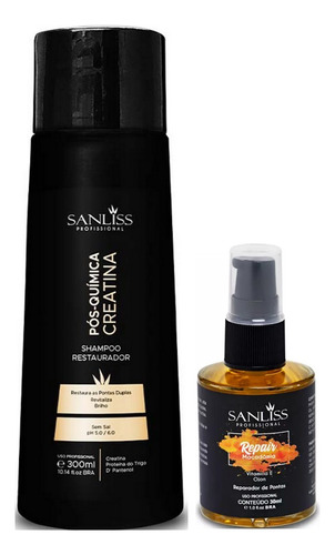  Sanliss Pós-quimica Shampoo E Repair Macadâmia