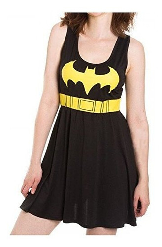 Vestido De Cuello Redondo De Mujer Dc Comics Batgirl Con Esc