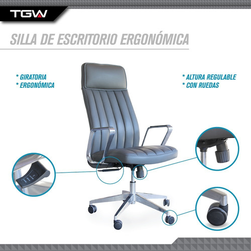 Imagen 2 de 10 de Sillas De Escritorio Gamer Ergonomica Tagwood