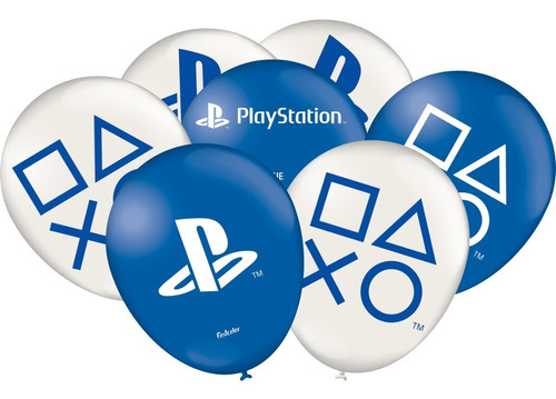 Balão - Bexiga Playstation Video Game - 25 Unidades