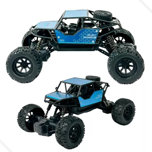 Carrinho Controle Remoto 4x4 Monster Presente Para Menino Cor Vermelho