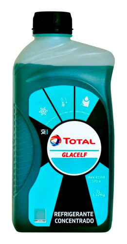 Liquido Refrigerante Total Glacelf X 1 Litro Verde