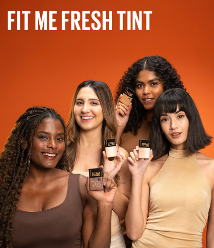 Base Líquida Maybelline Fit Me Fresh Tint FPS 50 Vitamina C Cor 06 30ml