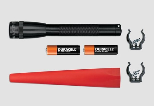 Linterna Mini Maglite Led Safety Pack Kit Seguridad Linterna Negro