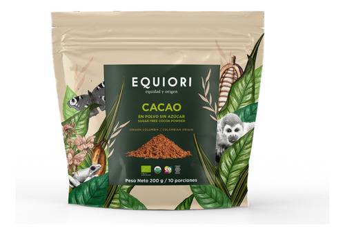 Cacao En Polvo Sin Azúcar 200g
