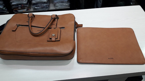 Maletín / Morral Aldo Cuero Color Suela
