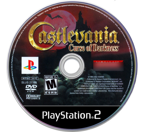 Jogo Castlevania: Curse Of Darkness - Ps2 Mídia Física