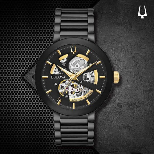 Reloj Bulova Automático Skeleton Caballero 98a203 (Usado)