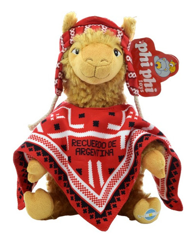 Peluche Llama Folklorica Con Musica Phi Phi Toys