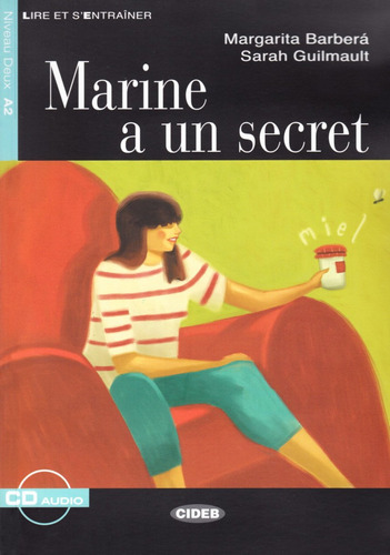 Livro Fisico -  Marine A Un Secret. Livre+cd