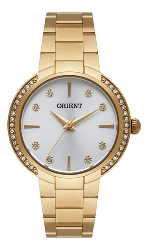 Relógio Orient Feminino Original Dourado Fgss0172 S1kx